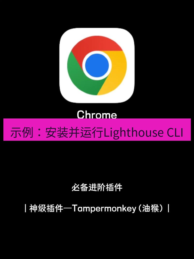 谷歌浏览器下载 示例：安装并运行Lighthouse CLI