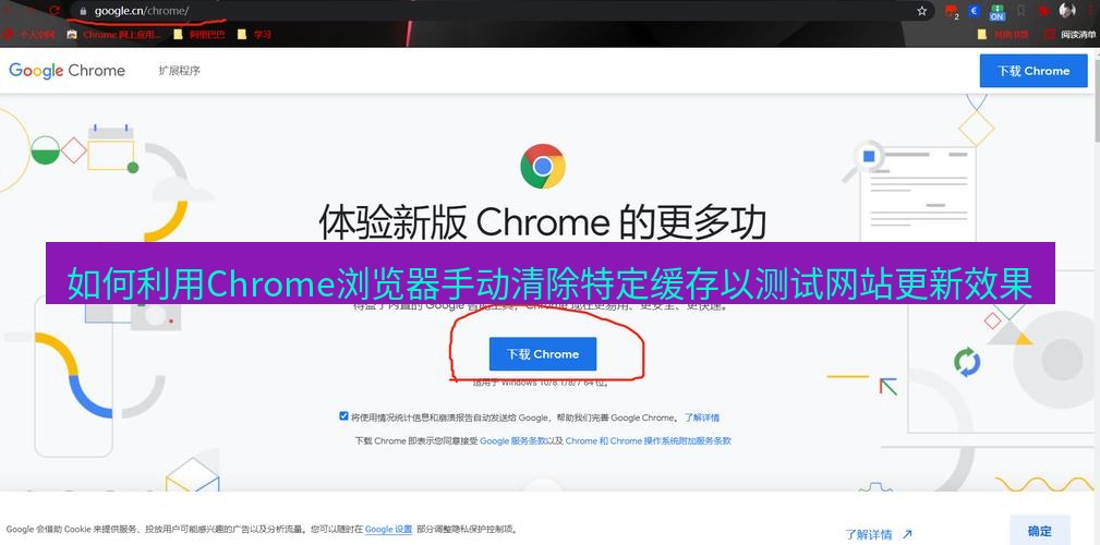 谷歌浏览器下载 如何利用Chrome浏览器手动清除特定缓存以测试网站更新效果