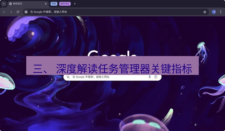 谷歌浏览器下载 三、 深度解读任务管理器关键指标