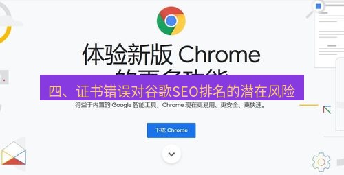 谷歌浏览器下载 四、证书错误对谷歌SEO排名的潜在风险