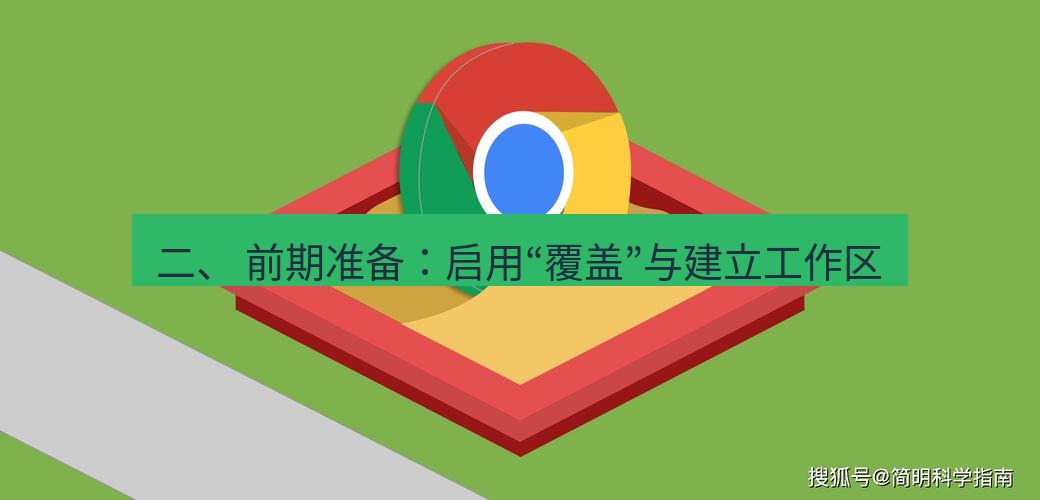 谷歌浏览器下载 二、 前期准备：启用“覆盖”与建立工作区