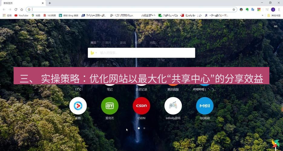 谷歌浏览器下载 三、 实操策略：优化网站以最大化“共享中心”的分享效益