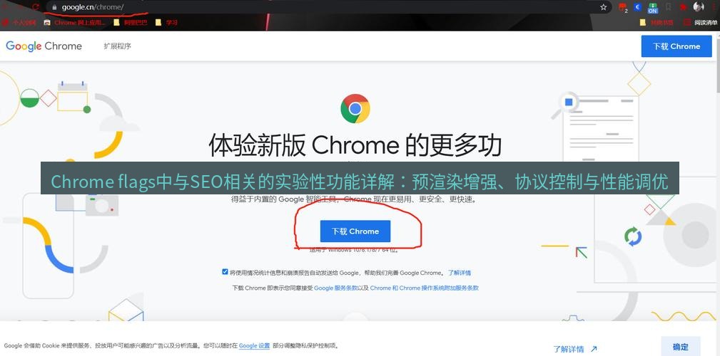 谷歌浏览器下载 Chrome flags中与SEO相关的实验性功能详解：预渲染增强、协议控制与性能调优